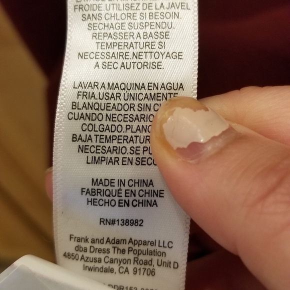 Dress The Population Louisa Butterfly Sleeve Dress - Picture 6 of 10